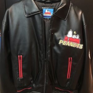 Peanuts Leather Jacket Like New